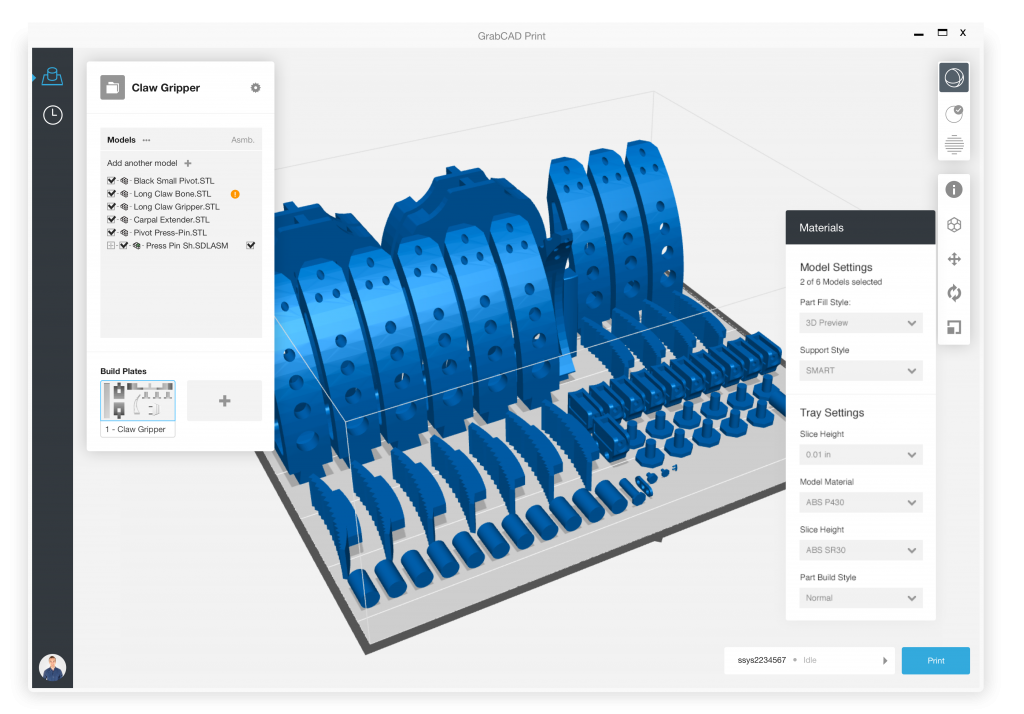 Stratasys Launches Bold 3D Printing Software Strategy and Universal Design-to-3D Print Application, GrabCAD Print