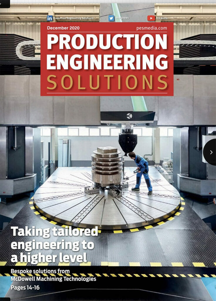 EMCO feature in PES Production Engineering Solutions December edition